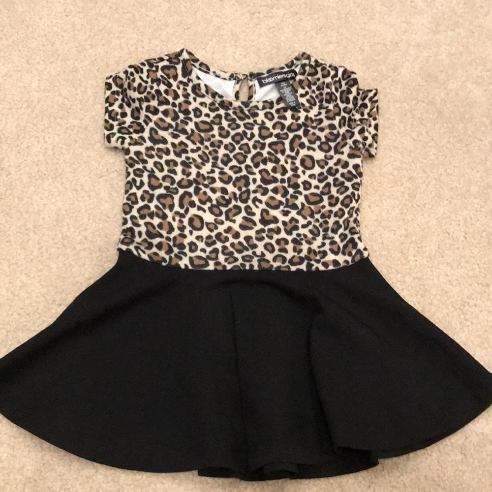 Bloomies girls leopard dress 18m